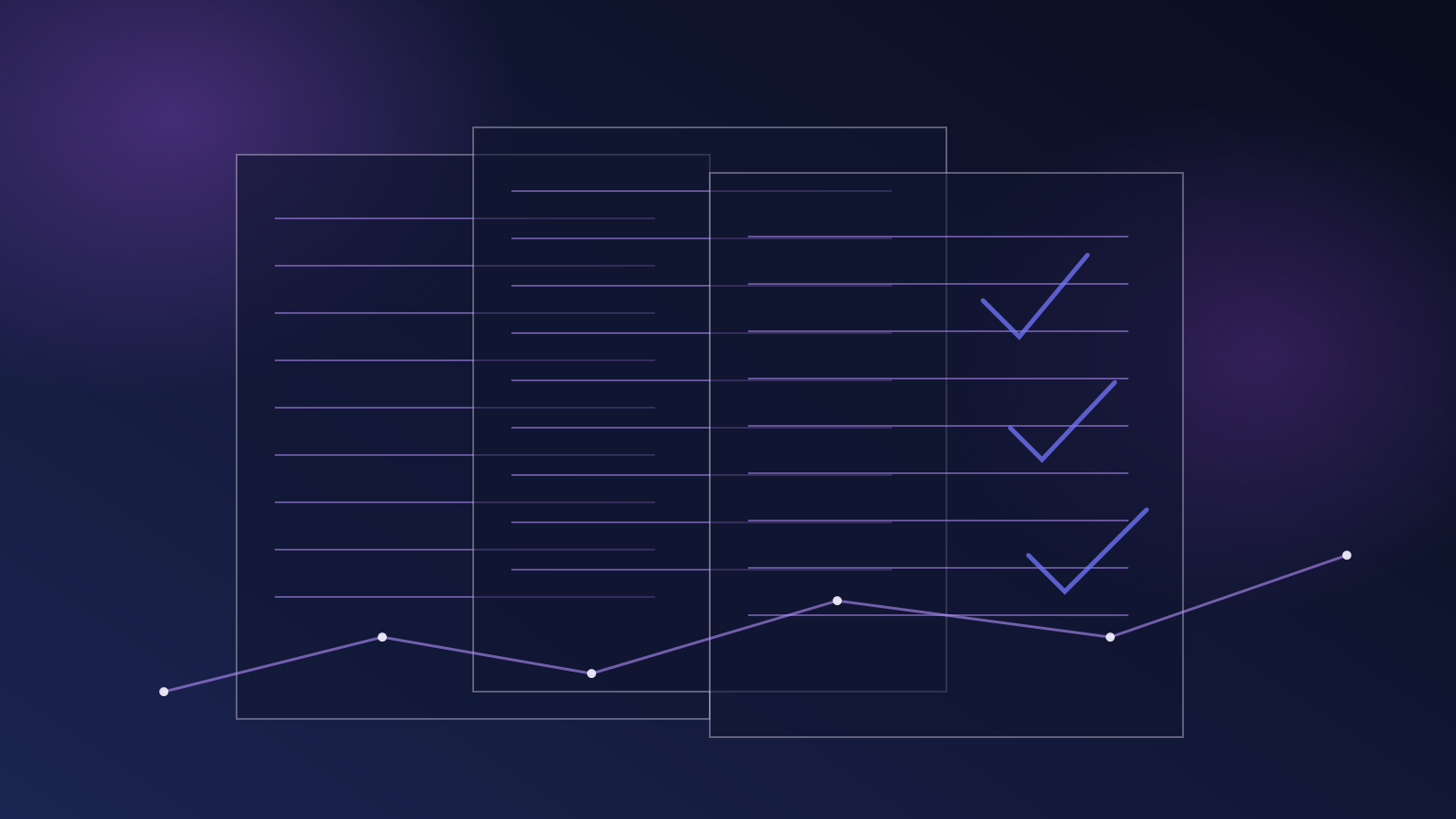 Cena editorial jurídica com documentos, validação e compliance